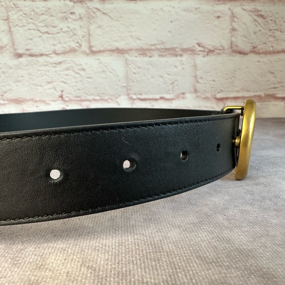 Gucci Marmont Double GG Black Leather Belt 414516 75/30 main image 4